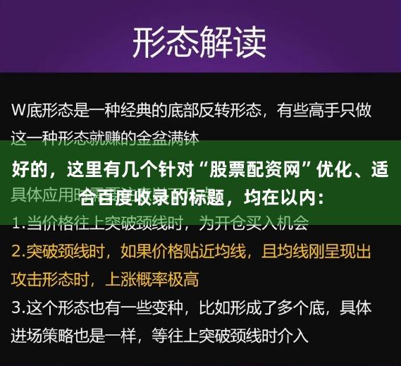 好的，这里有几个针对“股票配资网”优化、适合百度收录的标题，均在以内：